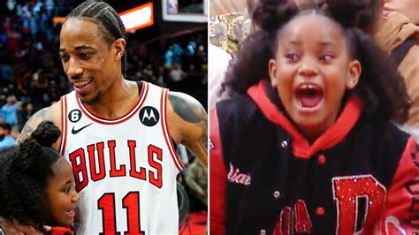 demar derozan daughter video